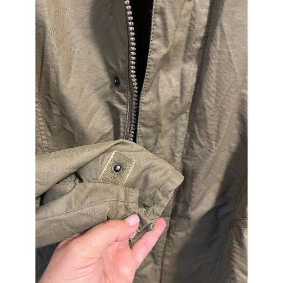 Pepe Jeans London Parka Jacket Olive Green Zippered with Pockets Men's sz. XL - Picture 8 of 12